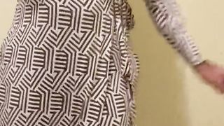 Chesty Brandi dancing in uber-sexy sundress