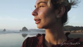 Stellar TransWoman Masturbates Off In Space