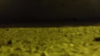 Transgender Princess Mache rails fuck stick by the road outdoor public