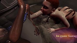 Citor3 THREE DIMENSIONAL VR Game: SFM Restrain Bondage ginormous fat cupcakes big booty hermaphroditism romps masculine marionette in horror porno