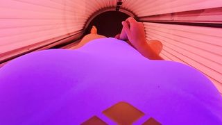 Arena ginormous logo bikini solarium mast.