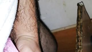 jism in my pinkish underpants and phat salami