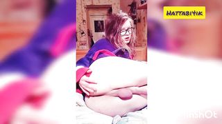 Crossdresser Gold Ride Self Facial Cumshot Femboy Jism Mega-Slut Super Hot