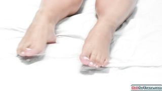 Trans lady Ember Fiera solo masturbating