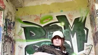 Sissy fuck her ass with butter