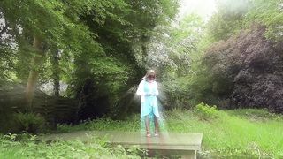 Cumshower From The Balcony