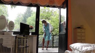 Cumshower From The Balcony