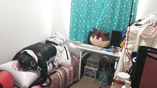 vinyl Penguin Costume Play Gasmask Breathplay Sissy Hookup Inflatable