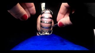 Closed nymph made a golden explosion and crammed a tube with jizm