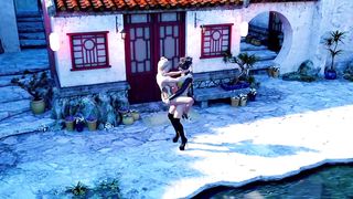 Asian futa babes having threesome sex in a 3d animation