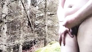 Sissyslut69123 public woods faux-cock wanking ass-to-mouth backside to facehole fuck stick.