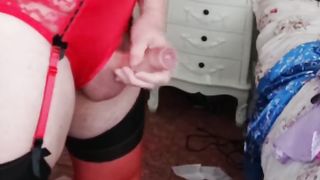 Uk tv bi-atch Nottstvslut stroking and cum-shot compilation