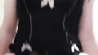 nasty trans rails fuck stick with dog collar on.