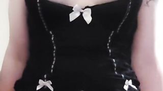 nasty trans rails fuck stick with dog collar on.