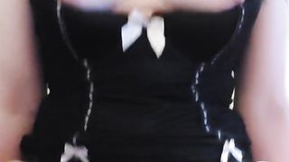 nasty trans rails fuck stick with dog collar on.