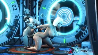 Fuck-A-Thon cyborg futa gederation 7. Supah tear up system in the sci-fi lab