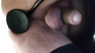 TsRina have fun with Analplug in douche