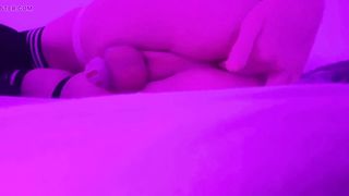 19yo femboy finger-tickling his taut caboose