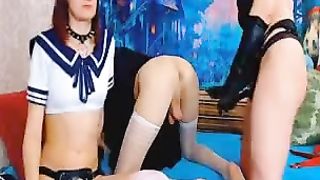 Horny Shemales Do A Wild Ass Fucking