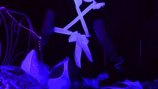 Neon Kitty Maid Prepared to Serve~