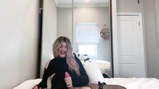 Jerk Off Instructions: Spoken Shemale Faps Monster Manmeat