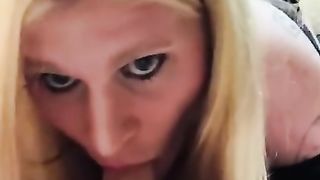 Sissy Sarah having joy with boner