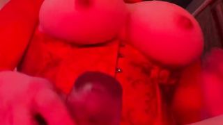 Rouge Domina Smoking In BONDAGE & DISCIPLINE Gear