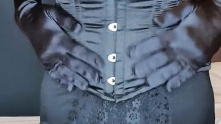 Horrny in Black Underwear