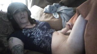 M.J.- Jacking until orgasm