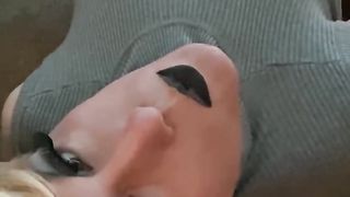 Some Fucktoy Joy In The Living Apartment