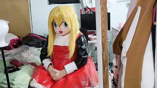 Flip Costume Play Kigurumi Dual Layered Breathplay and Vibraitor