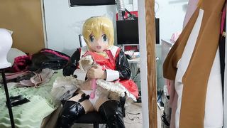 Flip Costume Play Kigurumi Dual Layered Breathplay and Vibraitor