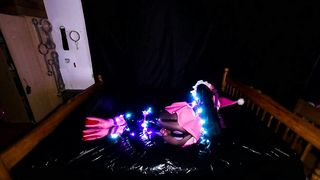 Sissy Maid Holiday Self Restrain Bondage