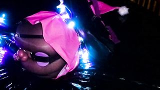 Sissy Maid Holiday Self Restrain Bondage