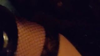 TsRina in Spandex-Cat Clothing Butt-Plug have fun. Super-Fucking-Hot fantastic feminin Transgender in Spandex