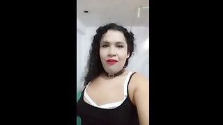 Elizabeth collects semi-naked photographs for her YouTube channel