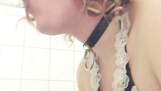 Devot Bi-Atch Faux-Cock fellating gag Instructing at six:00 in the Morning xD