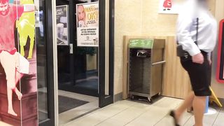 Crossdressed in public places