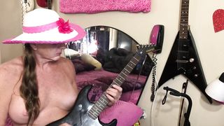 Liz alone again guitar orbs retro doken guitar tribute