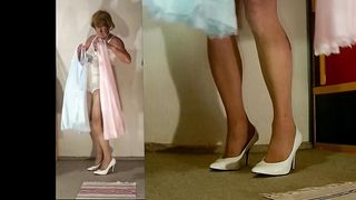 Julian love crossdress in slide and partydress 73
