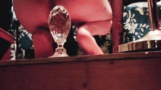 Sissy Caboose Nymph Tiffany Ciskiss Pummels Bum On Big Fucktoys