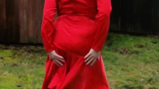 Molten tv Nottstvslut outdoor crimson satin sundress pantyhose