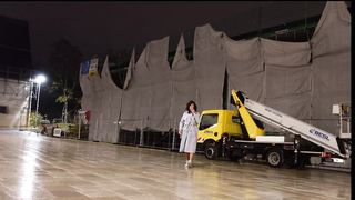 Urinate and clyster in latexpanty over stocking so juicy. outdoor walk