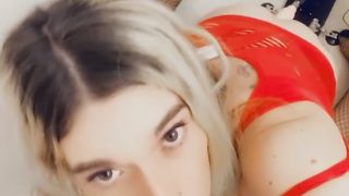 Minidress Mega-Slut Likes Getting on all 4S to be Pounded