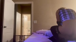 The Handsome, Whorish, Sissy Stepsisters Have One Last Xxx Assfucking Drill Before Couch