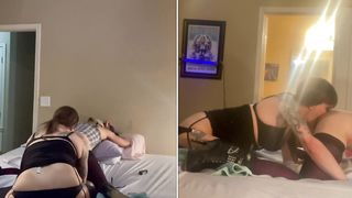 Stepsis Using My Sissy Crevasses To Relief Her Disappointment