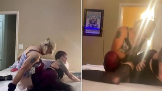 Stepsis Using My Sissy Crevasses To Relief Her Disappointment