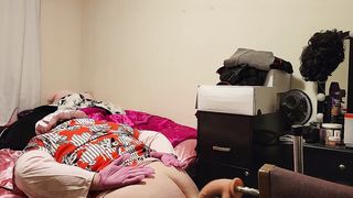 Xxl big-boobed crossdresser nurses aid is getting her butt drilled by a hefty fuck stick