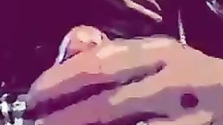 Lil Black & White Sundress Shoots A Load Off trio