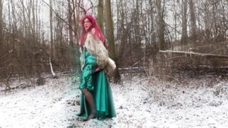 Popshot of a plugged Gal